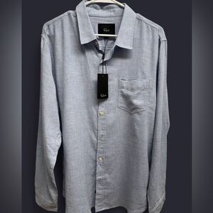Rails Light Blue Casual Button Down Shirt